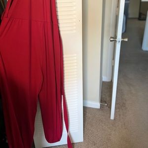 Burgundy casual romper size XL. Never worn.